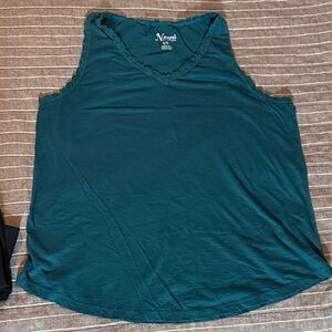 Natural Reflections Teal Tank Top